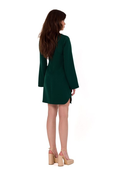 Sukienka Model K181 Bottle Green - Makover - L Sukienka Model K181 Bottle Green - Makover - L