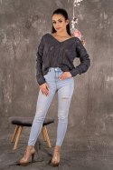 Sweter Damski Model Gloris Grafit - Merribel - L/XL