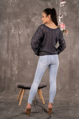 Sweter Damski Model Gloris Grafit - Merribel - L/XL