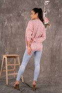 Sweter Damski Model Marynesta Powder Pink - Merribel - uniwersalny Sweter Damski Model Marynesta Powder Pink - Merribel - uniwersalny
