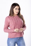 Sweter Damski Model Ramona M83049 Rose - Vittoria Ventini - uniwersalny