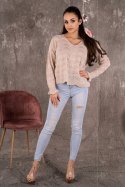 Sweter Damski Model Venigam Beige - Merribel - S/M Sweter Damski Model Venigam Beige - Merribel - S/M