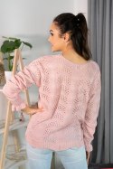 Sweter Damski Model Venigam Powder Pink - Merribel - S/M Sweter Damski Model Venigam Powder Pink - Merribel - S/M