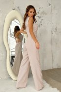 Kombinezon Model 288-21 Beige - Bicotone - 36 Kombinezon Model 288-21 Beige - Bicotone - 36