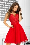 Sukienka Model 2206-02 Red - Bicotone - 38 Sukienka Model 2206-02 Red - Bicotone - 38