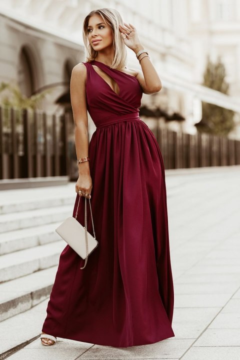 Sukienka Model 2229-10 Bordo - Bicotone - 34 Sukienka Model 2229-10 Bordo - Bicotone - 34