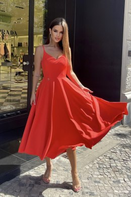 Sukienka Model 244-02 Red - Bicotone - 38
