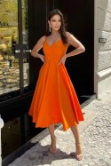 Sukienka Model 244-09 Orange - Bicotone - 34 Sukienka Model 244-09 Orange - Bicotone - 34