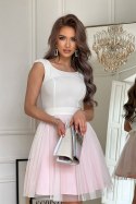 Sukienka Model 283-32 Ecru/Pink - Bicotone - 40