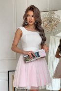 Sukienka Model 283-32 Ecru/Pink - Bicotone - 40