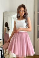 Sukienka Model 283-36 Ecru/Dirty_Pink - Bicotone - 40