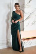 Sukienka Model 296-13 Bottle Green - Bicotone - 34 Sukienka Model 296-13 Bottle Green - Bicotone - 34