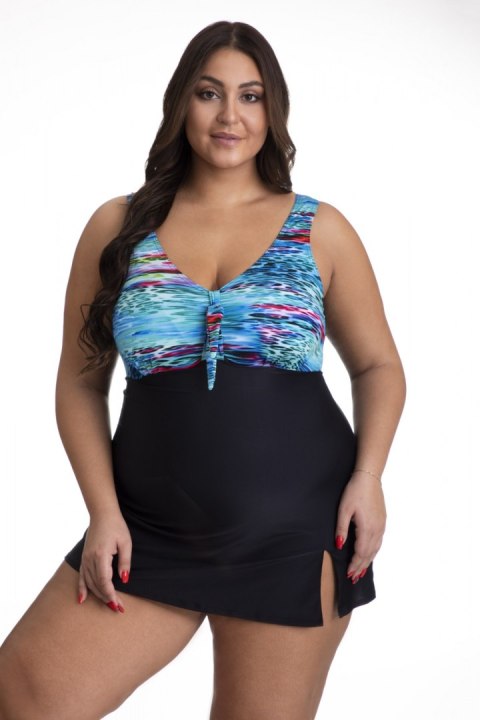 Jednoczęściowy strój kąpielowy Kostium kąpielowy Model 5 Col. 13 - Barontex - 3XL