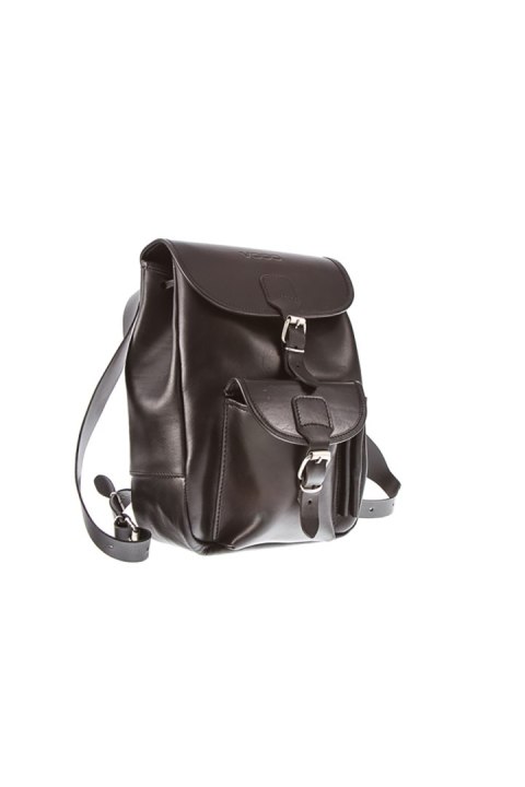 Modny plecak skórzany Vintage P1 Black - Verosoft - uniwersalny Modny plecak skórzany Vintage P1 Black - Verosoft - uniwersalny