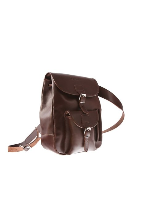Modny plecak skórzany Vintage P1 Brown - Verosoft - uniwersalny Modny plecak skórzany Vintage P1 Brown - Verosoft - uniwersalny