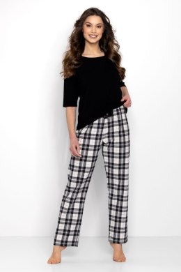 Piżama Damska Model Now or Never Black - Momenti Per Me - S