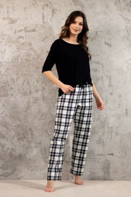 Piżama Damska Model Now or Never Black - Momenti Per Me - S