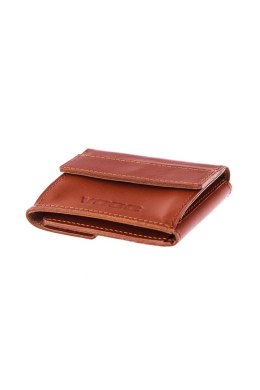 Portfel skórzany UNISEX Vintage P41 Cognac - Verosoft - uniwersalny