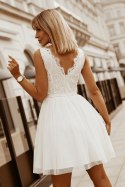 Sukienka Model 2206-04 Ecru - Bicotone - 34 Sukienka Model 2206-04 Ecru - Bicotone - 34