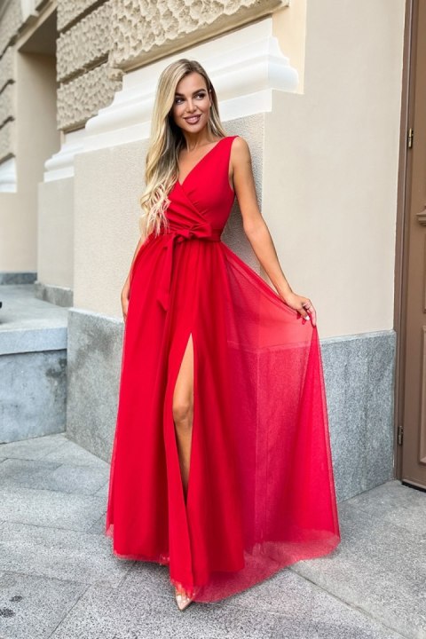 Sukienka Model 248-02 Red - Bicotone - 46
