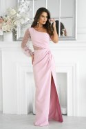Sukienka Model 296-20 Dirty Pink - Bicotone - 42 Sukienka Model 296-20 Dirty Pink - Bicotone - 42