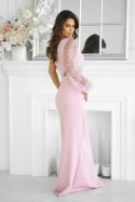 Sukienka Model 296-20 Dirty Pink - Bicotone - 42 Sukienka Model 296-20 Dirty Pink - Bicotone - 42