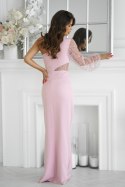 Sukienka Model 296-20 Dirty Pink - Bicotone - 42 Sukienka Model 296-20 Dirty Pink - Bicotone - 42