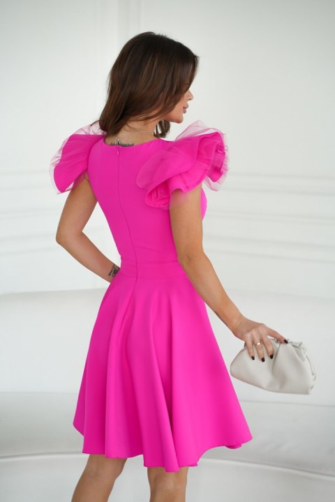 Sukienka Model 309-07 Pink Neon - Bicotone - 36 Sukienka Model 309-07 Pink Neon - Bicotone - 36