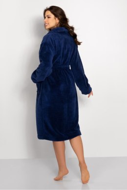 Szlafrok Damski Model Josephine Long Navy - Momenti Per Me - M