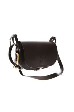 Torebka listonoszka skóra Vintage P26 Black - Verosoft - uniwersalny