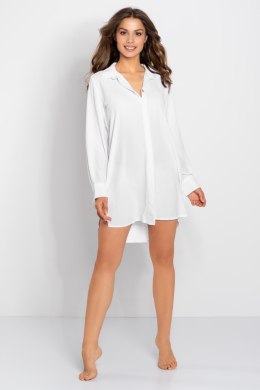 Koszulka nocna Koszula Nocna Model Bella White/Gold - Momenti Per Me - S/M