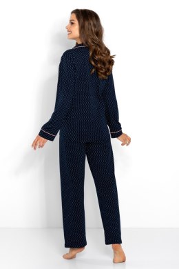 Piżama Damska Model All 4 You Navy - Momenti Per Me - M