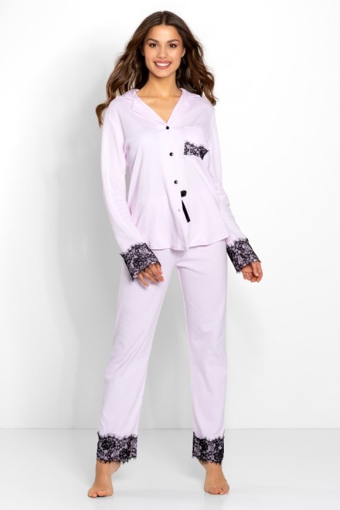 Piżama Damska Model Anastasia Pink - Momenti Per Me - XL Piżama Damska Model Anastasia Pink - Momenti Per Me - XL