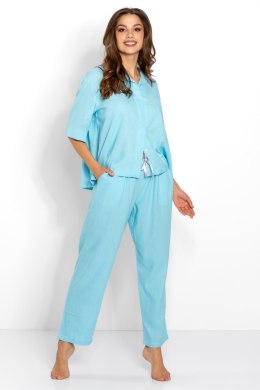 Piżama Damska Model Bounty Blue - Momenti Per Me - L