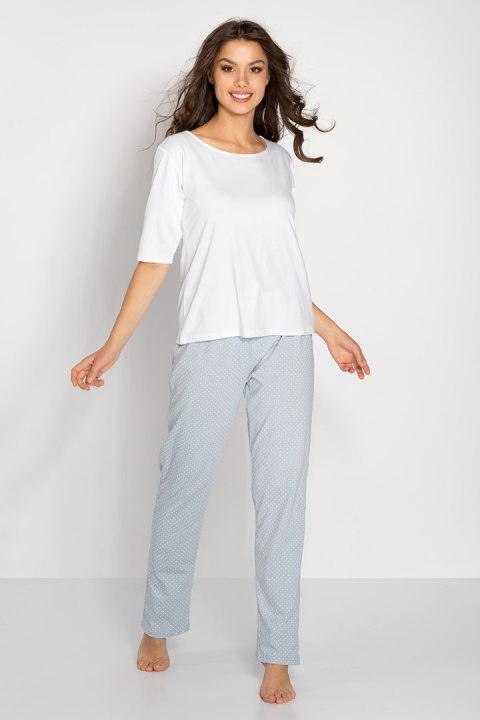 Piżama Damska Model Candice Dusty Blue - Momenti Per Me - XL Piżama Damska Model Candice Dusty Blue - Momenti Per Me - XL