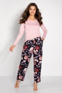 Piżama Damska Model Chance Pink/Navy - Momenti Per Me - M