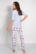 Piżama Damska Model Charming Blue - Momenti Per Me - M Piżama Damska Model Charming Blue - Momenti Per Me - M