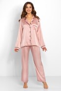Piżama Damska Model Classic Look Pink - Momenti Per Me - XL Piżama Damska Model Classic Look Pink - Momenti Per Me - XL