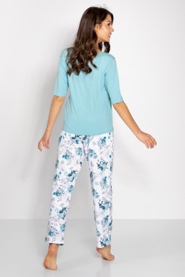 Piżama Damska Model Eternal Love Aqua - Momenti Per Me - S