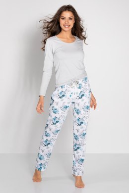 Piżama Damska Model Lovely Day Aqua - Momenti Per Me - XL