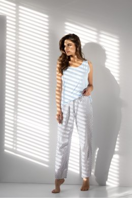 Piżama Damska Model Maelle Blue - Momenti Per Me - XXL