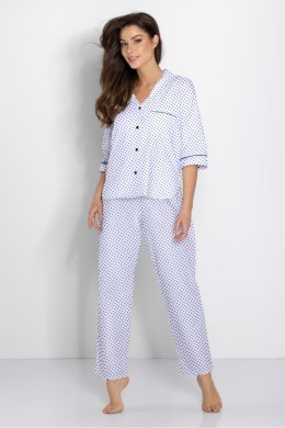 Piżama Damska Model Ms.President White - Momenti Per Me - XL