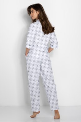 Piżama Damska Model Ms.President White - Momenti Per Me - XL