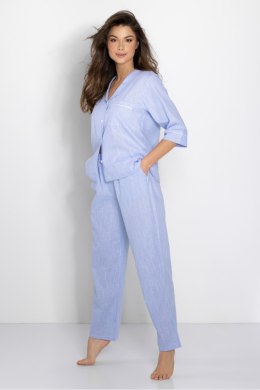Piżama Damska Model Ocean Dream Blue - Momenti Per Me - L