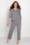 Piżama Damska Model Serenity Black - Momenti Per Me - L