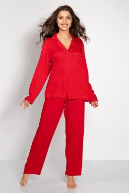 Piżama Damska Model The One Red - Momenti Per Me - XL