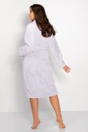 Szlafrok Damski Model Azaria Long Silver - Momenti Per Me - XXXL Szlafrok Damski Model Azaria Long Silver - Momenti Per Me - XXXL
