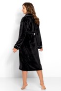 Szlafrok Damski Model Charlotte Black - Momenti Per Me - XXL Szlafrok Damski Model Charlotte Black - Momenti Per Me - XXL
