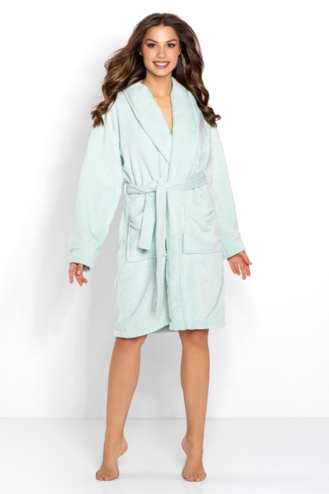 Szlafrok Damski Model Fiona Mint - Momenti Per Me - XL Szlafrok Damski Model Fiona Mint - Momenti Per Me - XL