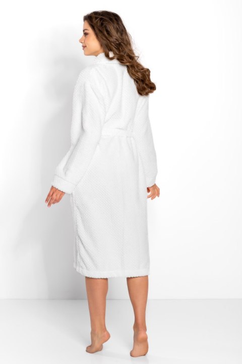 Szlafrok Damski Model Magnolia Cream - Momenti Per Me - XL Szlafrok Damski Model Magnolia Cream - Momenti Per Me - XL